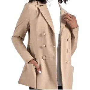 NWT Capsule 121 Delta Double Breasted Blazer Beige